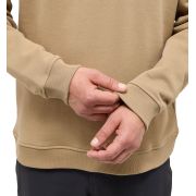 Haglöfs Crewneck – Bluză din bumbac organic - Maro Oak Brown