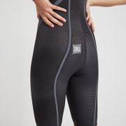 Finis - costum concurs inot dama - HydroX Closedback - spate inchis - Negru / gri