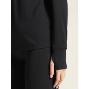 Craft Flow HZ LS W – Bluză caldă cu guler și fermoar scurt - Negru