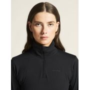 Craft Flow HZ LS W – Bluză caldă cu guler și fermoar scurt - Negru