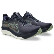 Pantofi alergare stabilitate ASICS GEL-Kayano 33 - bleumarin Midnight | Khaki Green | susținere adaptivă
