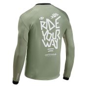 Tricou ciclism Northwave Sharp lung M verde/alb