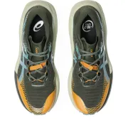 Pantofi alergare trail ASICS Trabuco Max 5 - kaki Vintage Khaki | Foggy Teal | amortizare maximă