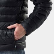 Geacă Smartwool Winterloft Hooded - negru | puf reciclat & Merino