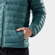 Geacă Smartwool Winterloft Hooded - turcoaz Dusty Teal | Merino