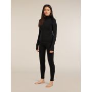 Bluza de corp Merino Icebreaker 300 MerinoFine Polar Roll Neck - negru Black