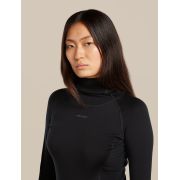 Bluza de corp Merino Icebreaker 300 MerinoFine Polar Roll Neck - negru Black