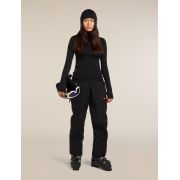Bluza de corp Merino Icebreaker 300 MerinoFine Polar Roll Neck - negru Black