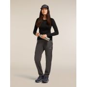 Bluza de corp Merino Icebreaker 200 ZoneKnit LS Crewe - negru