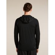 Hanorac Merino Icebreaker 150 Ace Zip Hoodie UPF - negru Black