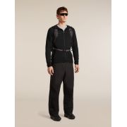 Hanorac Merino Icebreaker 150 Ace Zip Hoodie UPF - negru Black