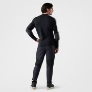 Pulover Merino Smartwool Alpine Crew - negru | strat termic, mărime XL