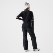 Bluză Merino Smartwool Alpine Crew - negru Black | fit slim, mărime M
