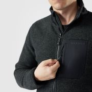 Jachetă fleece Smartwool Second Cut - gri Charcoal | fit regular