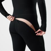 Base layer Merino Smartwool Classic Thermal One Piece - negru, mărime M