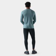Tricou Merino mânecă lungă Smartwool Wander Valley - verde-albastru Dusty Teal