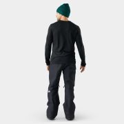 Tricou Merino mânecă lungă Smartwool First Chair Pursuit - negru