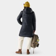 Geacă parka Smartwool Winterloft Hooded - negru | puf + Merino, mărime M