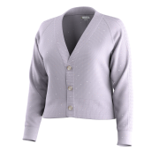 Cardigan Merino Smartwool Edgewood - mov Purple Storm Donegal