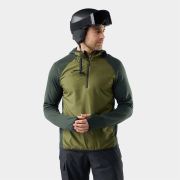 Hanorac Merino Smartwool Smartloft 1/2 Zip - negru/auriu Honey Gold