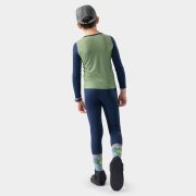Base layer Merino Smartwool Classic Blend Crew copii - verde Green Tea
