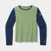 Base layer Merino Smartwool Classic Blend Crew copii - verde Green Tea