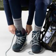 Șosete hiking Smartwool Hike Mid Crew - gri Medium Gray, amortizare țintită
