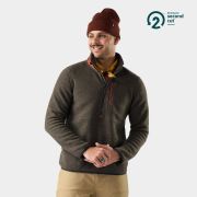 Bluză fleece Smartwool Second Cut 1/2 Zip - arămiu Burnt Sienna
