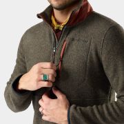 Bluză fleece Smartwool Second Cut 1/2 Zip - arămiu Burnt Sienna