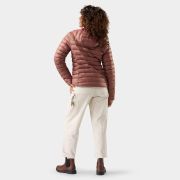 Geacă cu glugă Smartwool Winterloft Hooded - maro Mocha | puf & Merino, mărime M