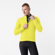 Jachetă ciclism iarnă Castelli Salto 2 - galben Zolfo | windproof
