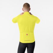Jachetă ciclism iarnă Castelli Salto 2 - galben Zolfo | windproof