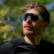 Ochelari de soare electrofotocromatici React Swiss Ervo - lentilă onyx, ramă mint