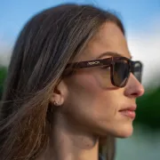 Ochelari de soare electrofotocromatici React Swiss No 7 - lentilă brown, ramă amber