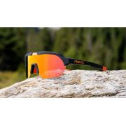 Ochelari de soare electro fotocromatici React Swiss OPTRAY RUBY - lentila portocalie si rama neagra - produs DEMO