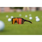 Ochelari de soare electro fotocromatici React Swiss OPTRAY RUBY - lentila portocalie si rama neagra - produs DEMO