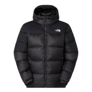 Geacă de puf The North Face Diablo Down 2.0 Hoodie pentru bărbați - negru Black Heather | Black | puf reciclat 700