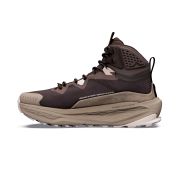Ghete drumeție Altra Olympus 7 Mid GTX pentru damă - maro Chocolate Torte | Mountain Trail | Whisper Pink | GORE-TEX și talpă Vibram