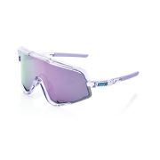 Ochelari ciclism 100% Glendale - Polished Translucent Lavender / HiPER Lavender Mirror Lens