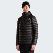 Geacă de puf The North Face Bettaforca LT Down Hoodie pentru bărbați - negru Black | Smoked Pearl | Windwall, nailon reciclat