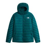 Geacă de puf The North Face Bettaforca LT Down Hoodie pentru bărbați - verde petrol Pacific Teal | Restorative Teal | Windwall, nailon reciclat