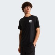 Tricou The North Face Evolution Box Half Dome Regular pentru bărbați - negru Black | bumbac și poliester