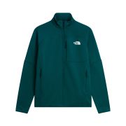 Polar The North Face Polartec Power Stretch Meteora Full Zip pentru bărbați - verde petrol Pacific Teal | Polartec Power Stretch