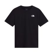 Tricou The North Face Vertical Regular Graphic pentru bărbați - negru Black | bumbac și poliester