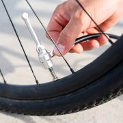 Pompă de podea Lezyne Alloy Floor Drive 3.5 - Presta Pro Chuck - argintiu lucios