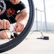 Pompă de podea Lezyne Alloy Floor Drive 3.5 - Presta Pro Chuck - argintiu lucios