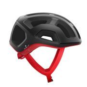 Cască ciclism șosea POC Ventral Lite - Uranium Black / Prismane Red Matt