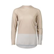 Tricou ciclism MTB POC MTB Pure LS Jersey W - Lt Sandstone Beige/Granite Grey