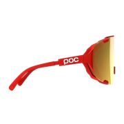 Ochelari ciclism POC Devour - Prismane Red/Clarity Road/Partly Sunny Gold