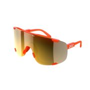 Ochelari ciclism POC Devour - Fluo. Orange Translucent/Clarity Road/Partly Sunny Gold